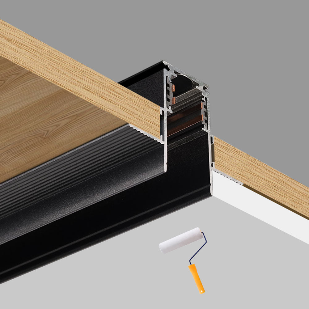 AM-MR-20F15 - 20 Style Flush Mounted Magnetic Rail