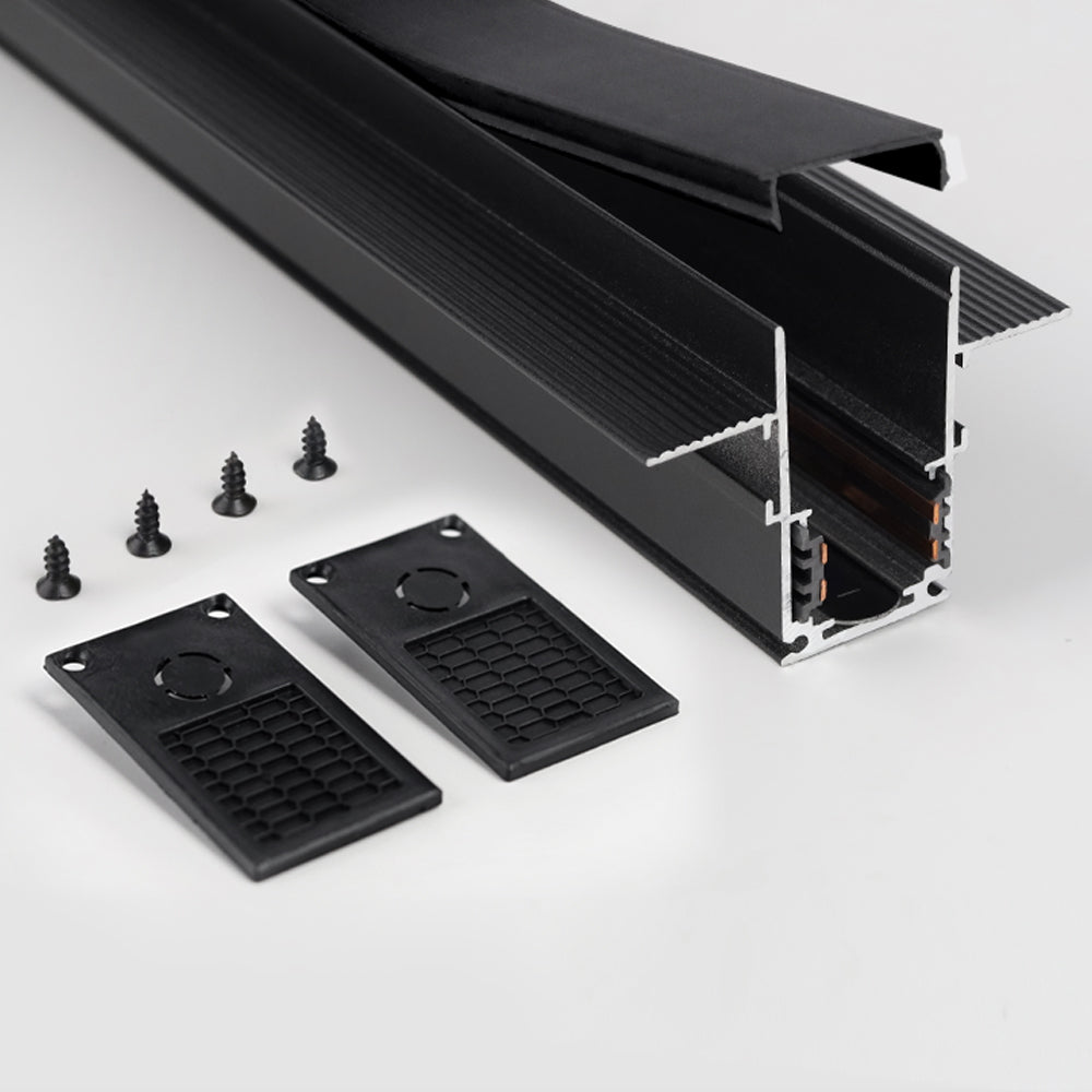 AM-MR-20F15 - 20 Style Flush Mounted Magnetic Rail