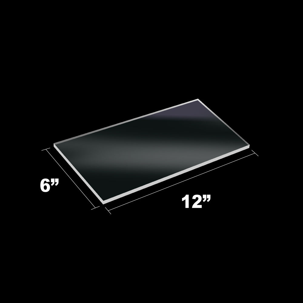5 Pieces Clear Acrylic Sheet Plexiglass - 3/16" (5mm) Thick, Use for Craft Projects, Signs, DIY Projects and More