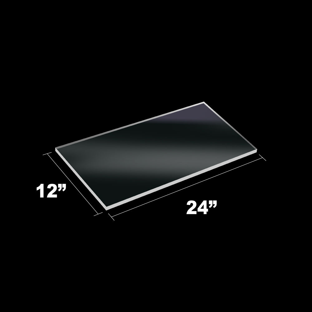 5 Pieces Clear Acrylic Sheet Plexiglass - 3/16" (5mm) Thick, Use for Craft Projects, Signs, DIY Projects and More