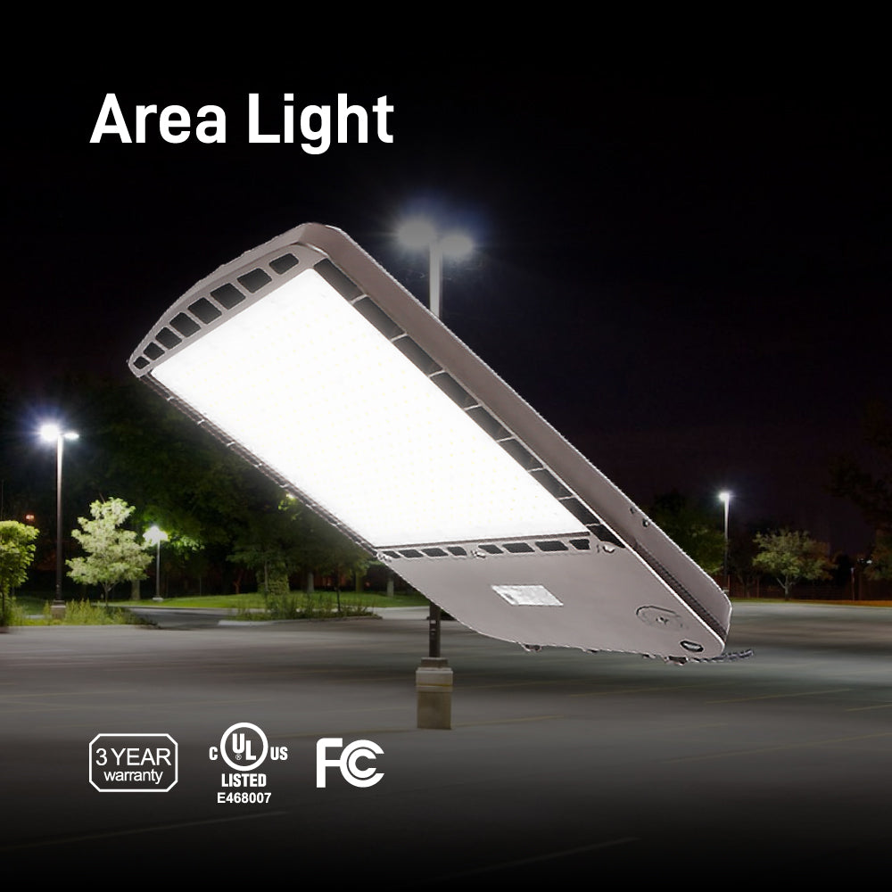 130Lm/W LED Flood Light, Adjustable Wattage, Motion Sensor Compatible, IP65 Waterproof, 5000K