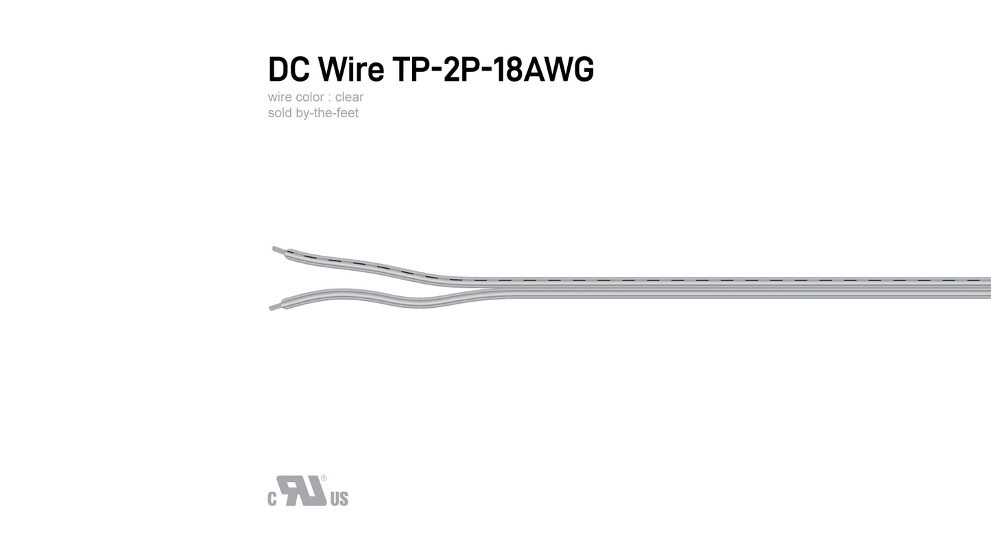 DC Wire TP-2P-18AWG, UL2468