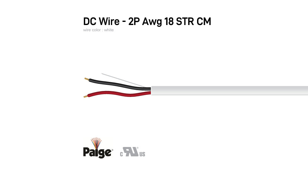 PAIGE 18/2C STR CM WHITE