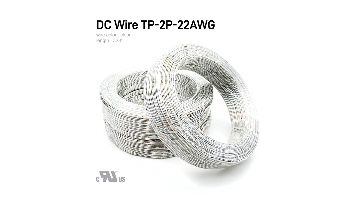 DC Wire TP-2P-22AWG, UL2468