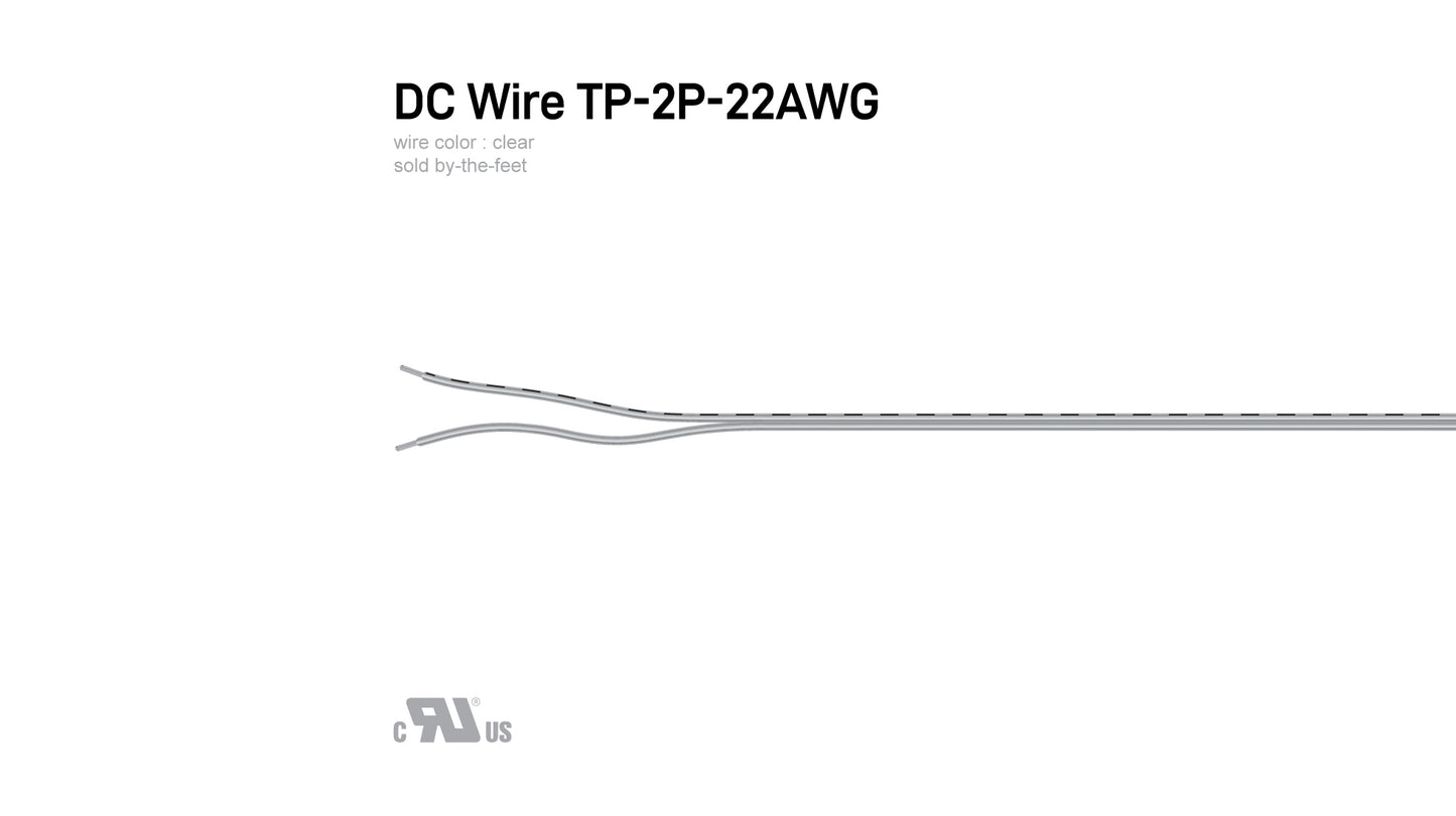 DC Wire TP-2P-22AWG, UL2468