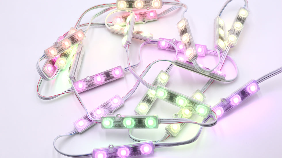Starux, Channel LED Module, Digital RGB3, RGB SPI Digital Control Change Color, 50 pcs, (25ft)