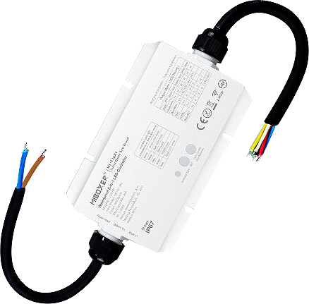 WL5-WP Waterproof 5 in 1 LED Strip Controller (WiFi+2.4GHz)Upgraded