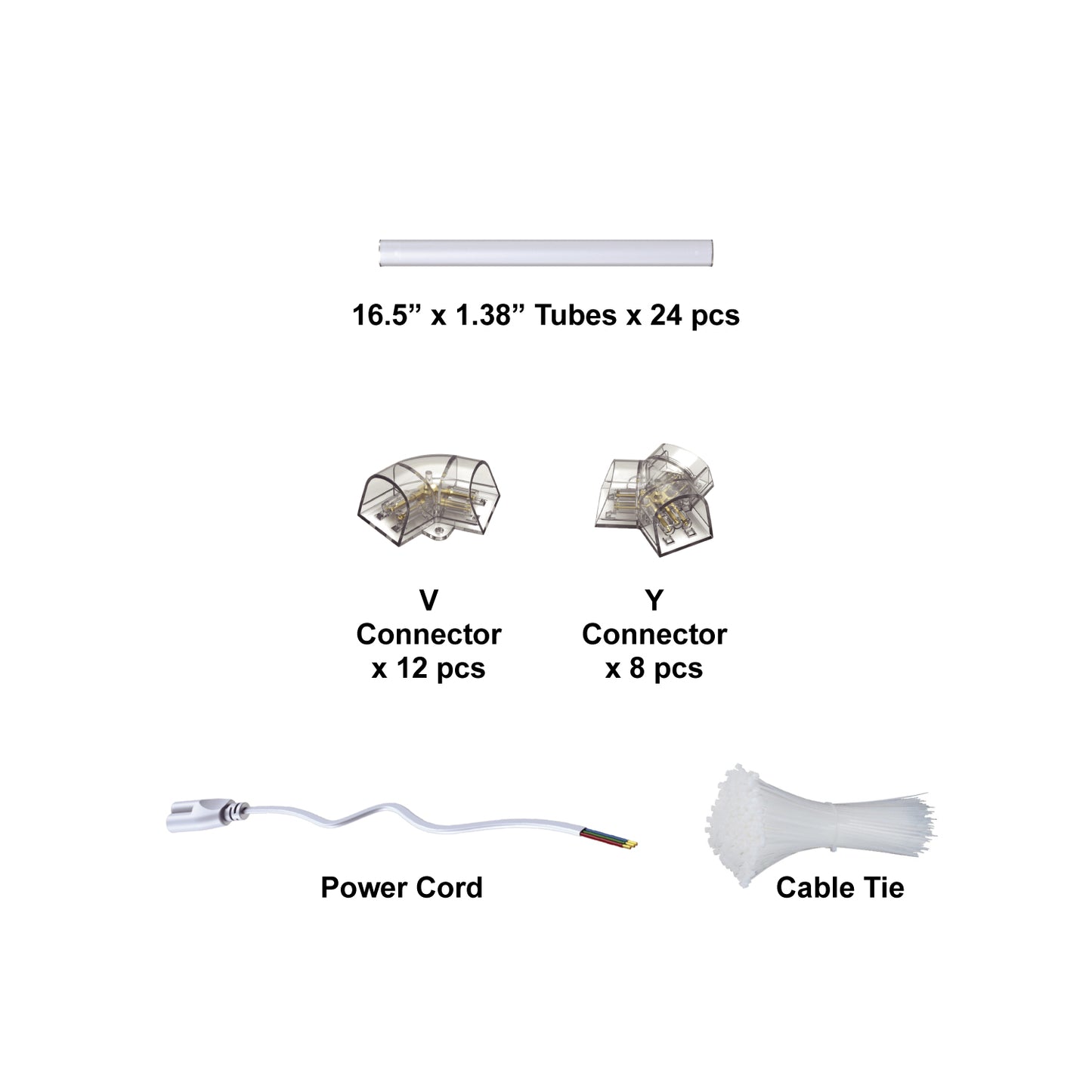 Hexagon LED Lighting Honeycomb Style NE-H05-A0420, 216W, 6500K