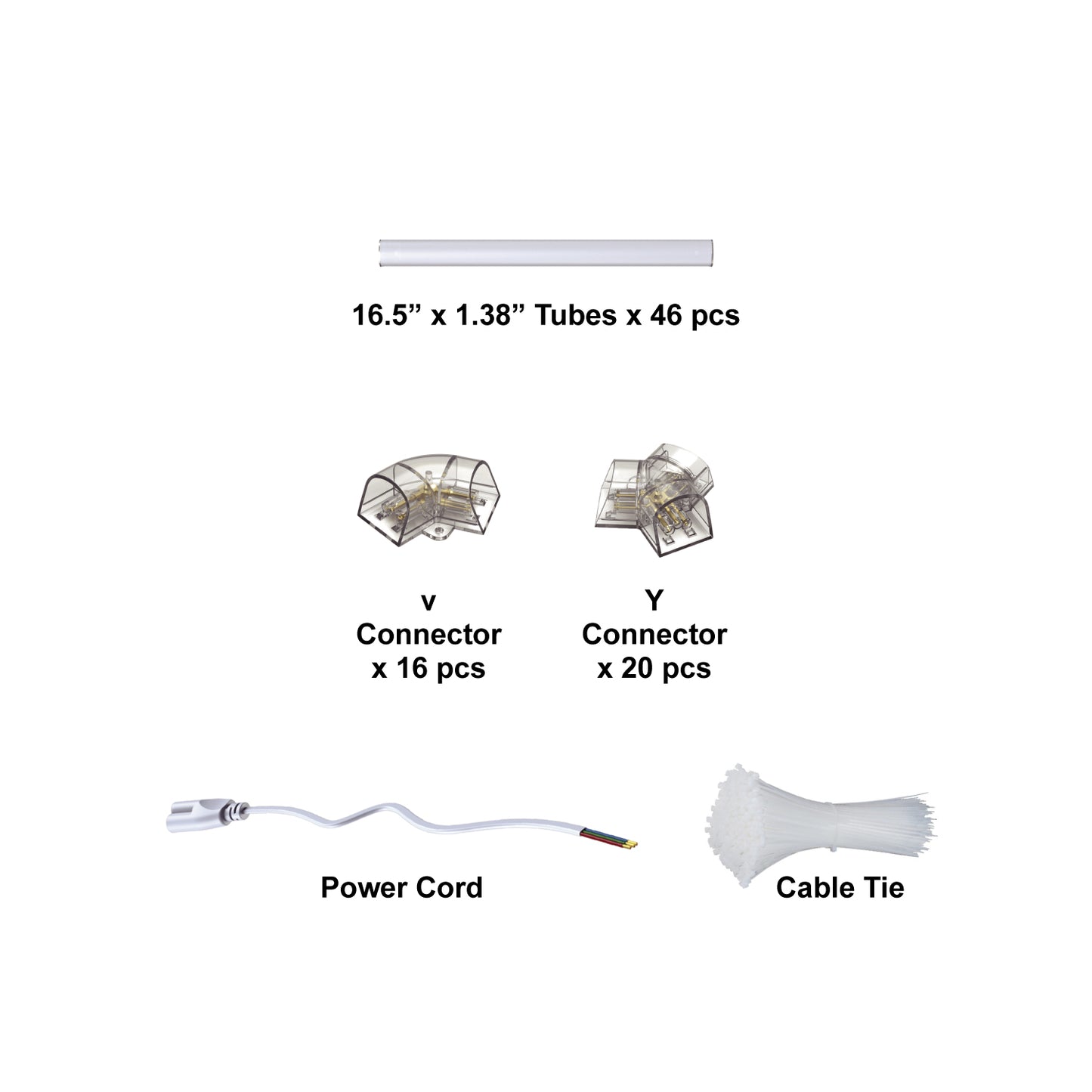 Hexagon LED Lighting Honeycomb Style NE-H11-A0420, 415W, 6500K