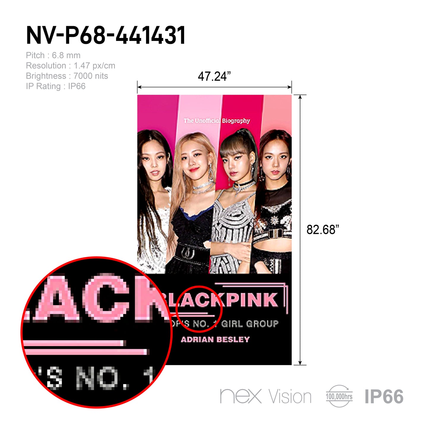 P6.8 Outdoor HD LED Digital Signage - NEX Vision