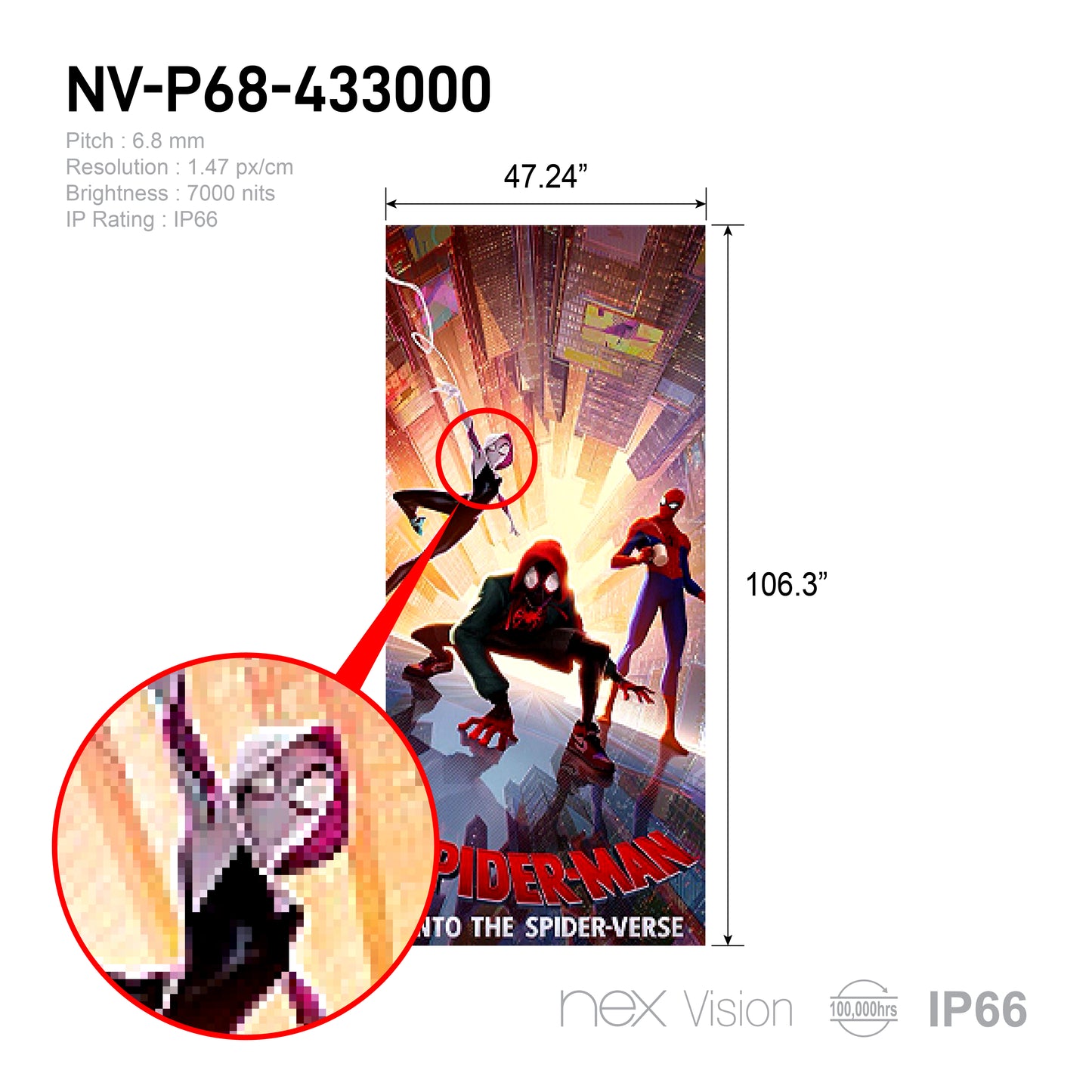 P6.8 Outdoor HD LED Digital Signage - NEX Vision