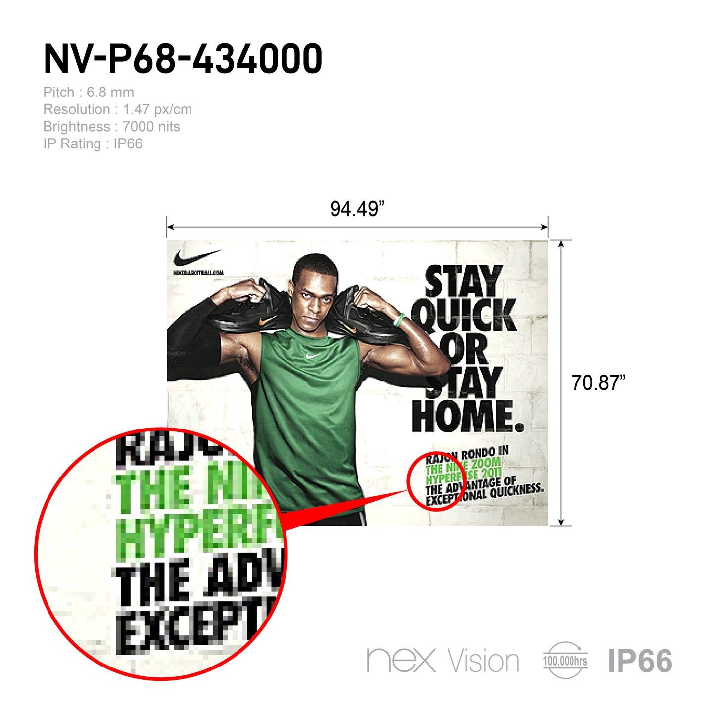 P6.8 Outdoor HD LED Digital Signage - NEX Vision