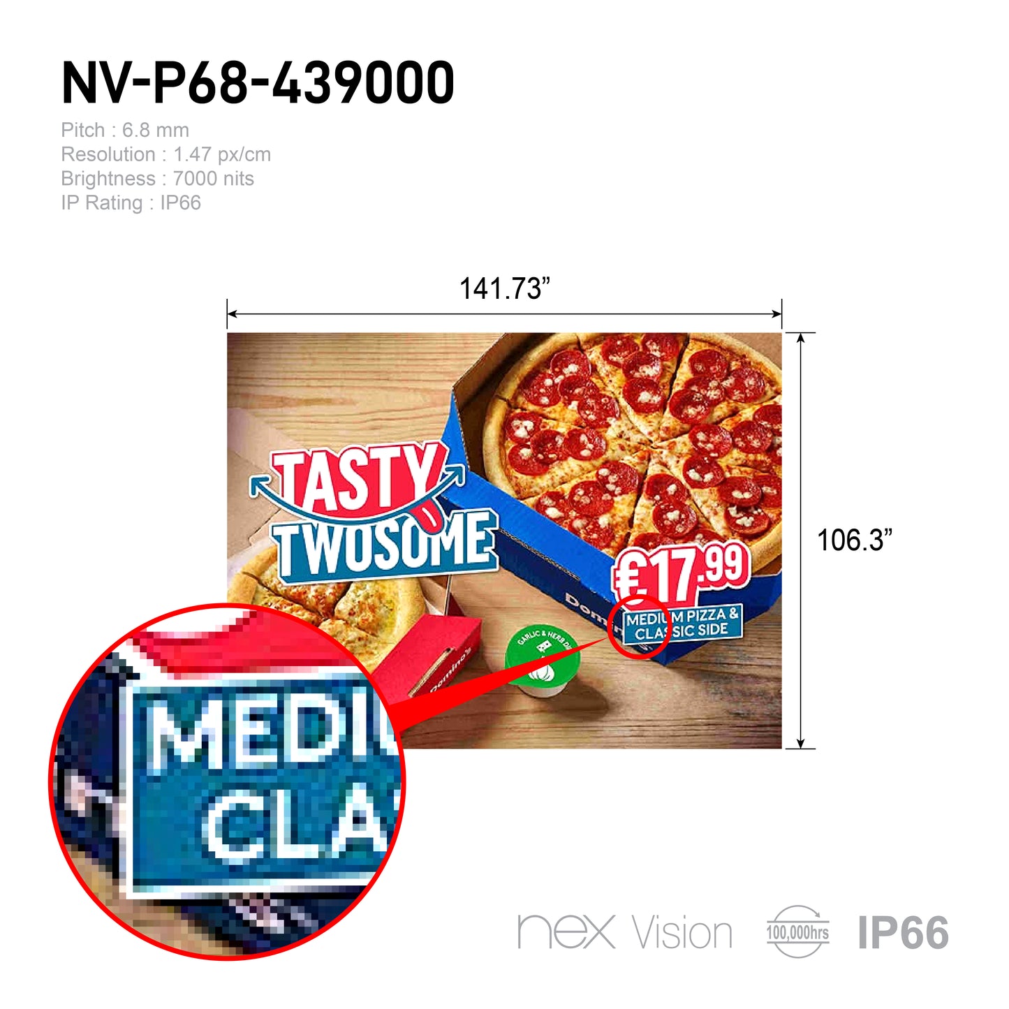 P6.8 Outdoor HD LED Digital Signage - NEX Vision
