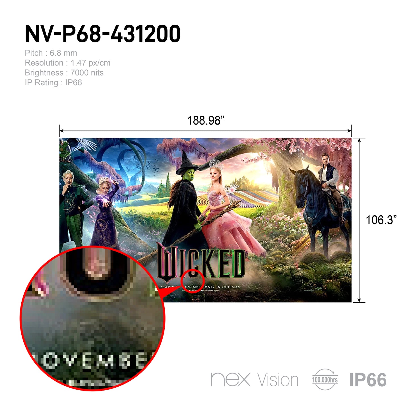 P6.8 Outdoor HD LED Digital Signage - NEX Vision