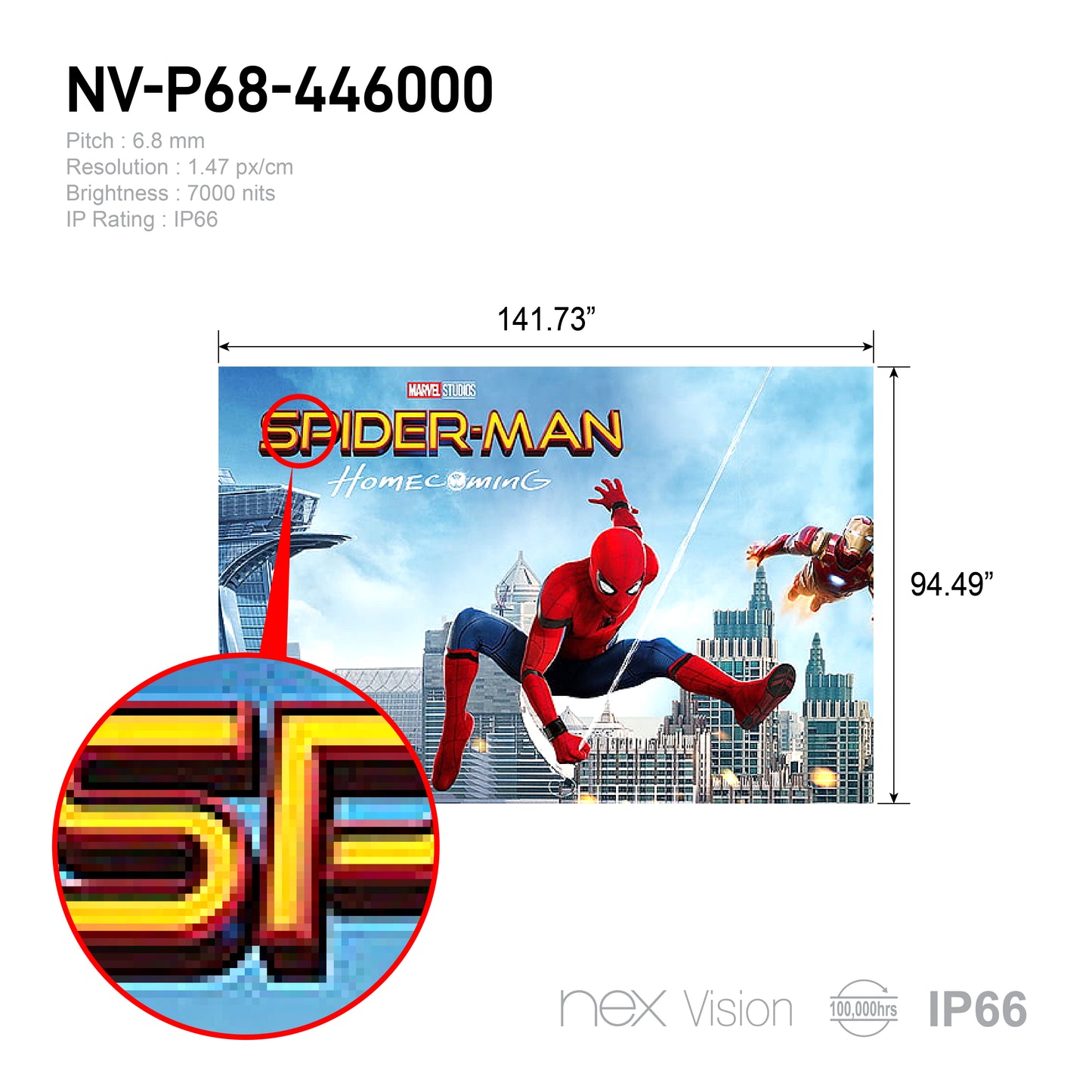 P6.8 Outdoor HD LED Digital Signage - NEX Vision