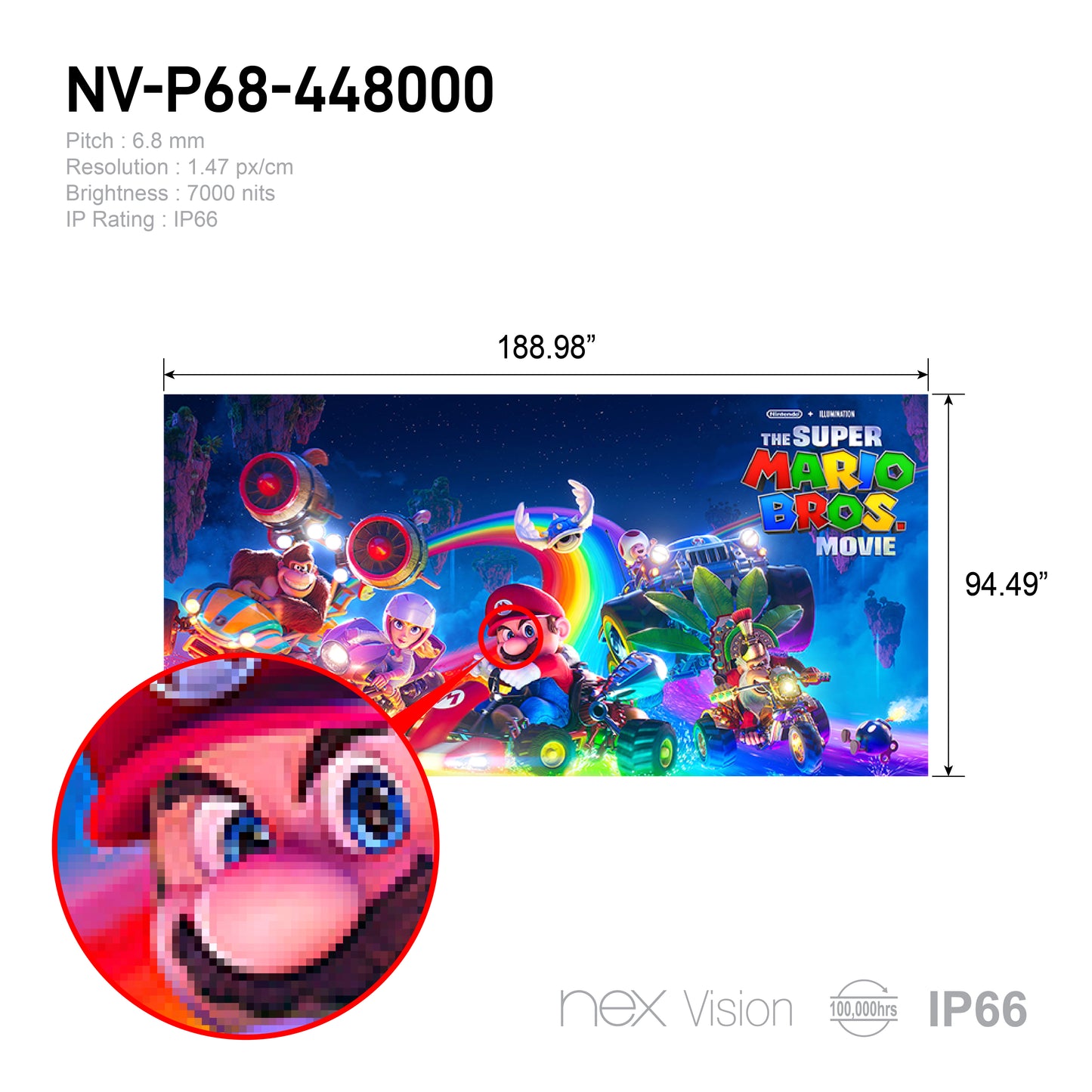 P6.8 Outdoor HD LED Digital Signage - NEX Vision