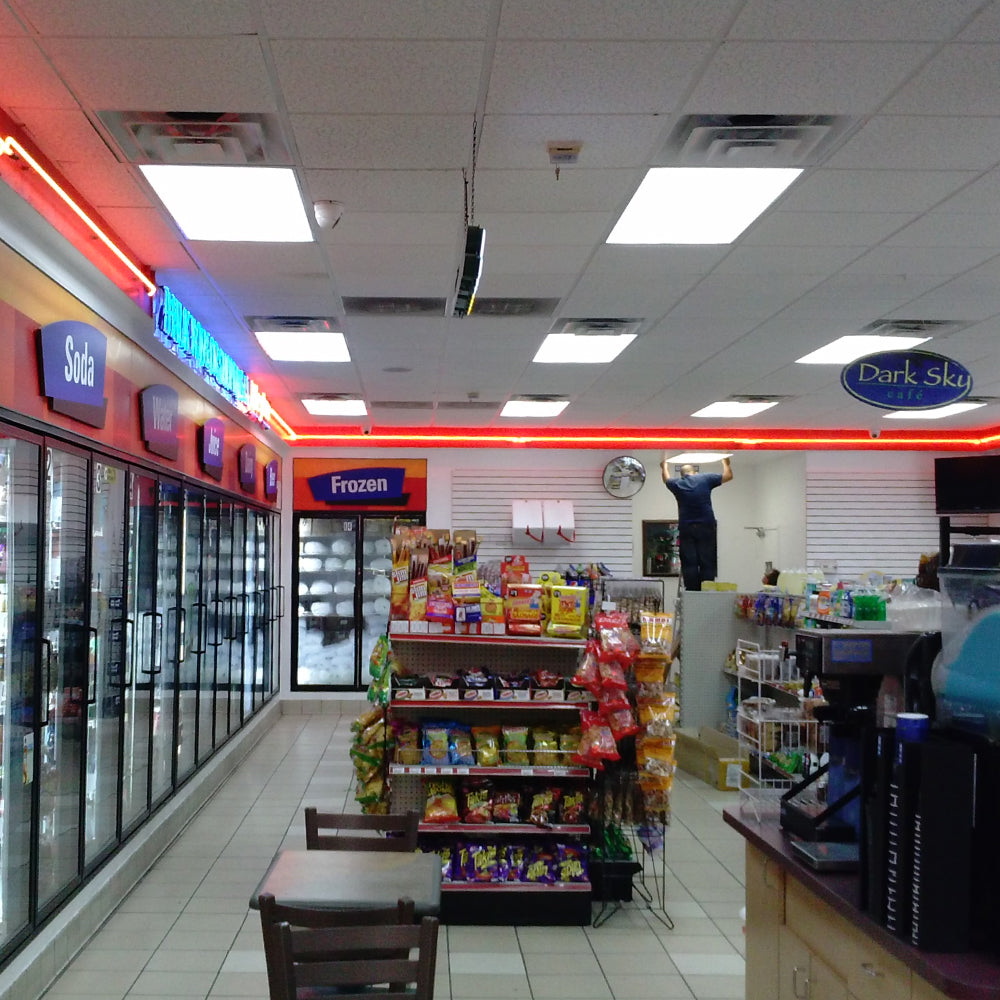 LED Panel Light, PL Series, Adjustable CCT and Wattage, PIR/Microwave Sensor, ETL/DLC