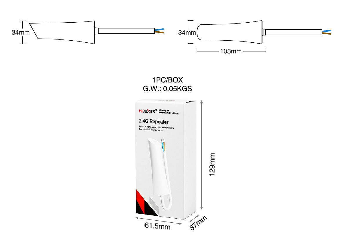 RP1 - 2.4G RF Repeater