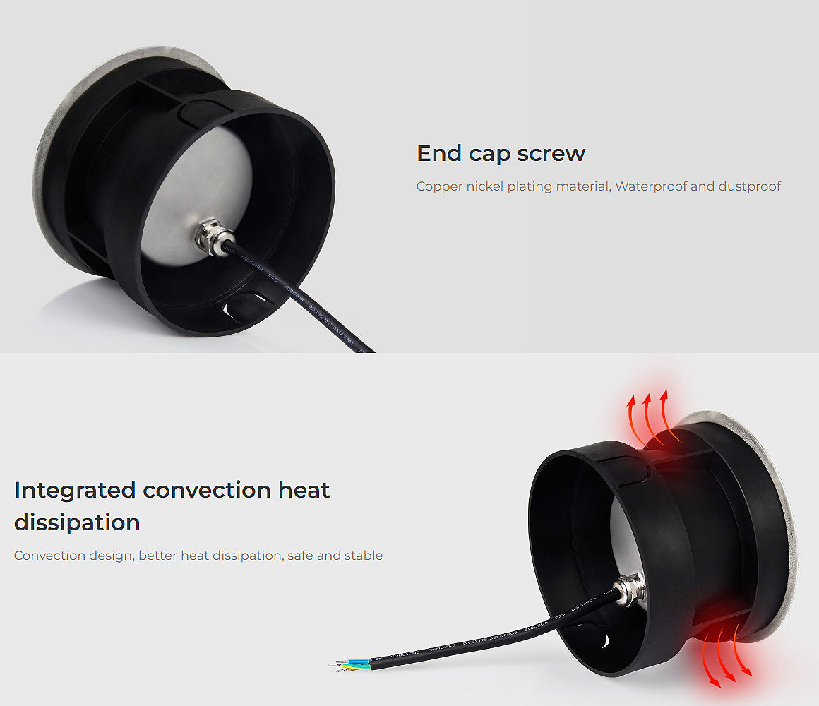 SYS-RD2 Outdoor 9W RGB+CCT LED Underground Light (Subordinate Lamp)