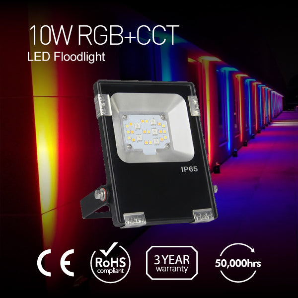 FUTT05 Outdoor 10W RGB+CCT LED Floodlight