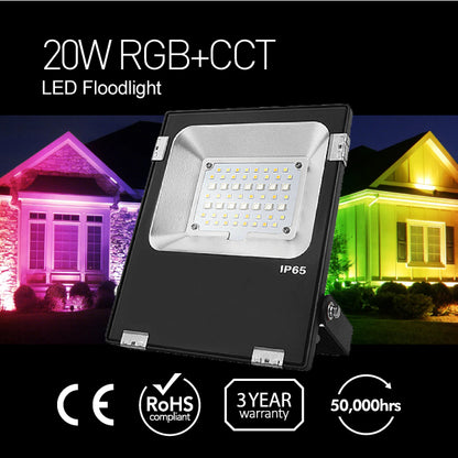FUTT04 Outdoor 20W RGB+CCT LED Floodlight