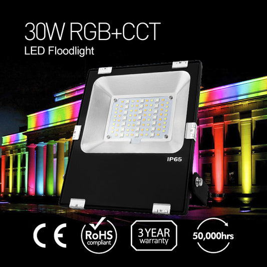 FUTT03 Outdoor 30W RGB+CCT LED Floodlight