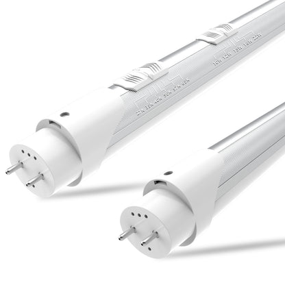 Type AB LED Tube, Wattage & CCT Adjustable, Plug & Play or Bypass, ETL/DLC Listed, 135 Lm/W