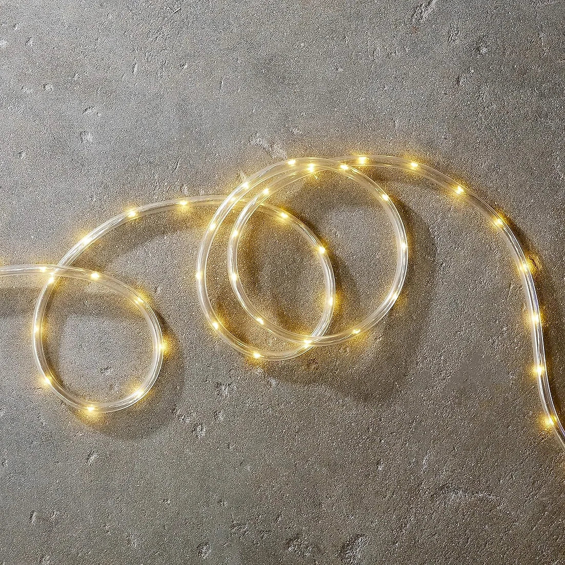 LED Rope Lights Outdoor - 25 Feet, Warm White, 152 Bright LEDs