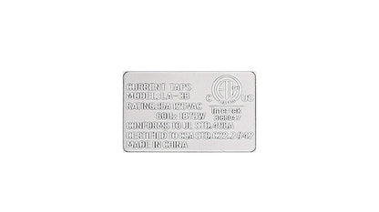 Current Taps Adapter with Red Indicator On/Off Power Switch - ETL Listed