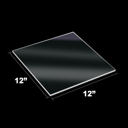 5 Pieces Clear Acrylic Sheet Plexiglass - 3/16" (5mm) Thick, Use for Craft Projects, Signs, DIY Projects and More