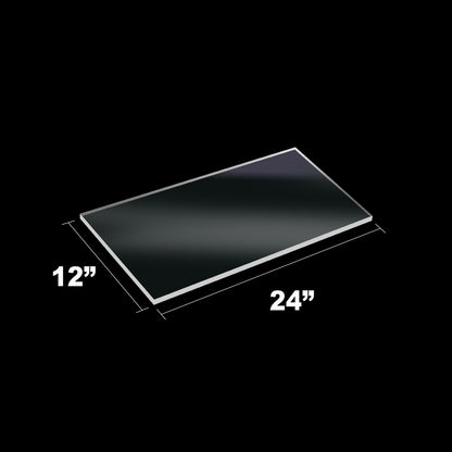 5 Pieces Clear Acrylic Sheet Plexiglass - 3/16" (5mm) Thick, Use for Craft Projects, Signs, DIY Projects and More