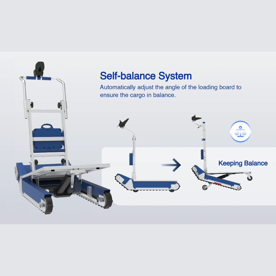 684lbs Electric Heavy Duty Stair Climbing Dolly CT310