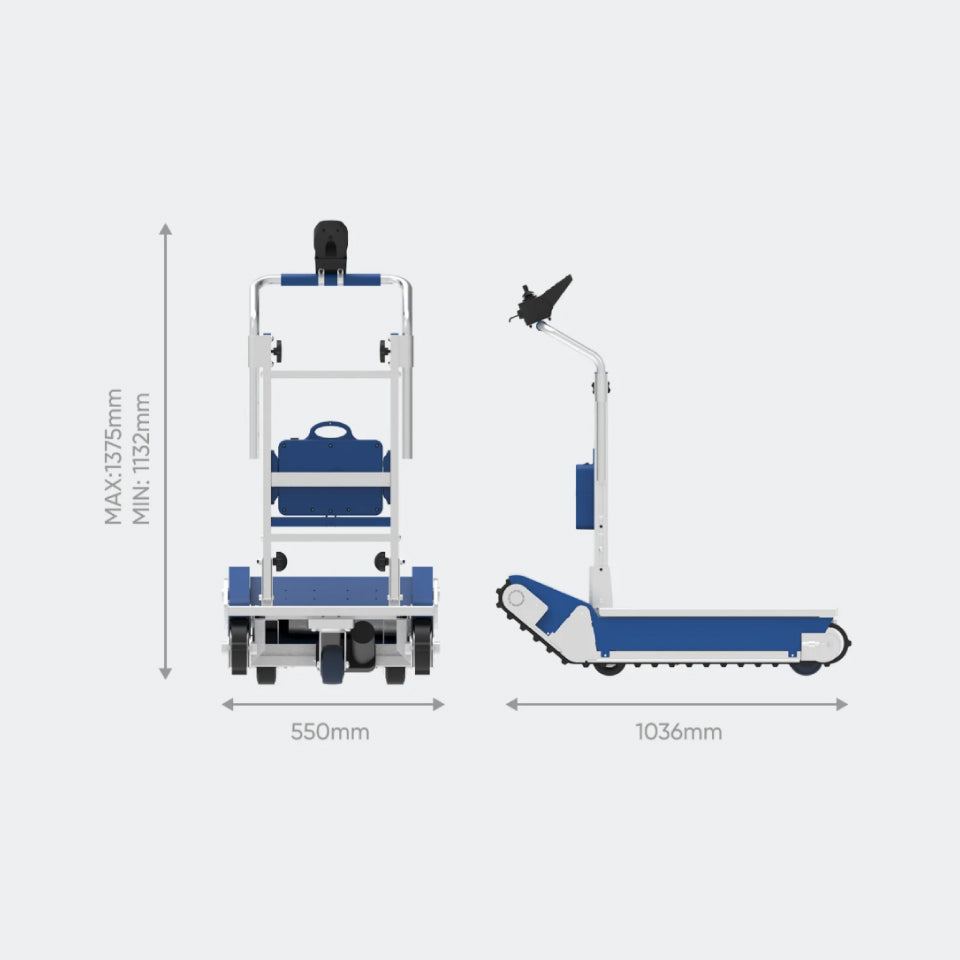 684lbs Electric Heavy Duty Stair Climbing Dolly CT310