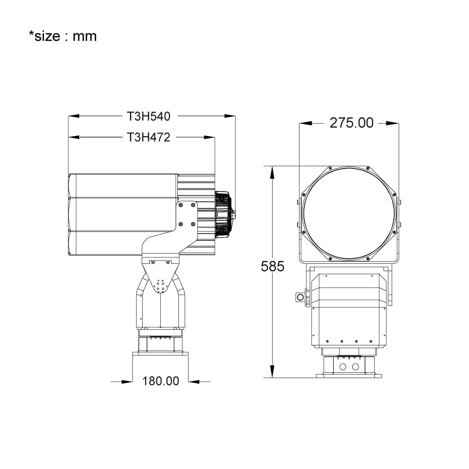 Camera LED Marine Searchlights