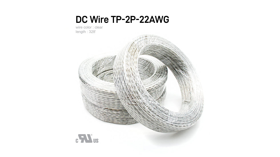 DC Wire TP-2P-22AWG, UL2468