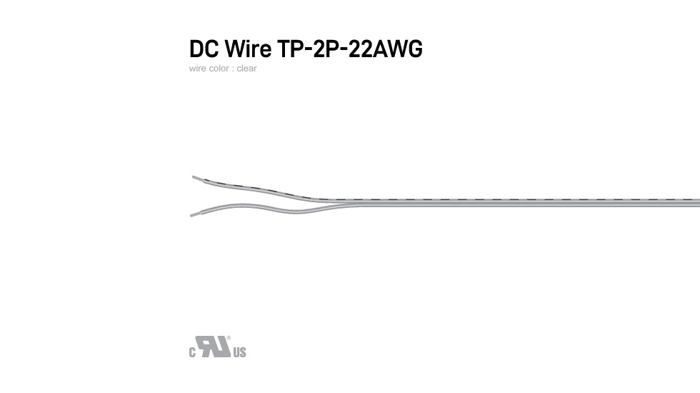 DC Wire TP-2P-22AWG, UL2468