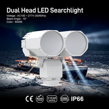 TBSL-H3X-600W-B, High Power LED Search Light