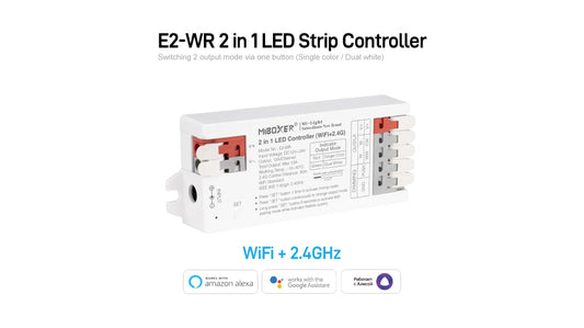 E2-WR, 2 in 1 LED Strip Controller (WiFi+2.4G)
