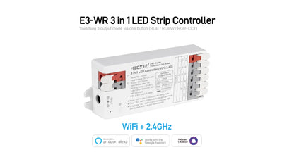 E3-WR, 3 in 1 LED Strip Controller (WiFi+2.4G)