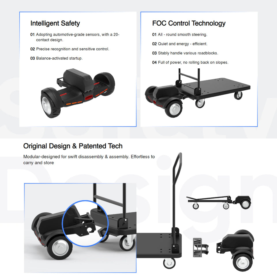 661lbs Motorized Platform Cart ET300P2