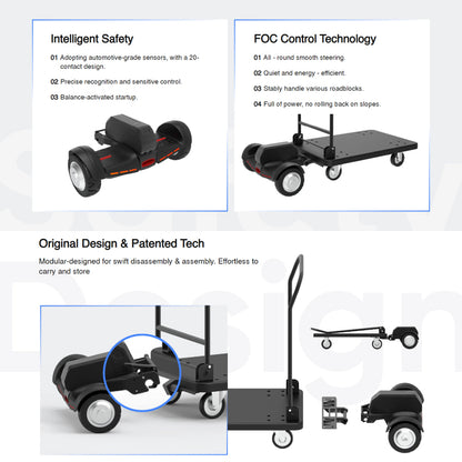 661lbs Motorized Platform Cart ET300P2