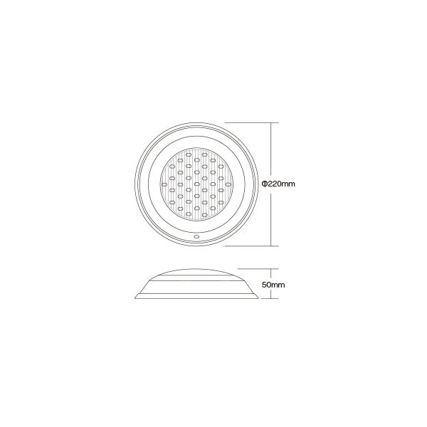 SYS-RW1 Outdoor 15W RGB+CCT LED Underwater Light (Subordinate Lamp)