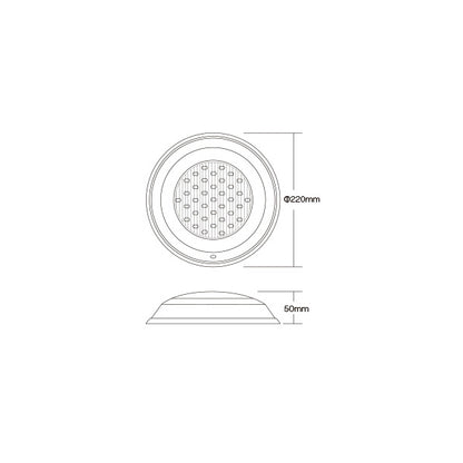 SYS-RW1 Outdoor 15W RGB+CCT LED Underwater Light (Subordinate Lamp)