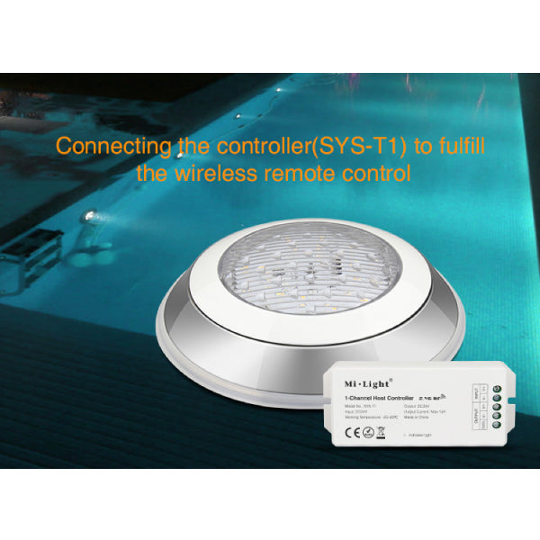 SYS-RW1 Outdoor 15W RGB+CCT LED Underwater Light (Subordinate Lamp)