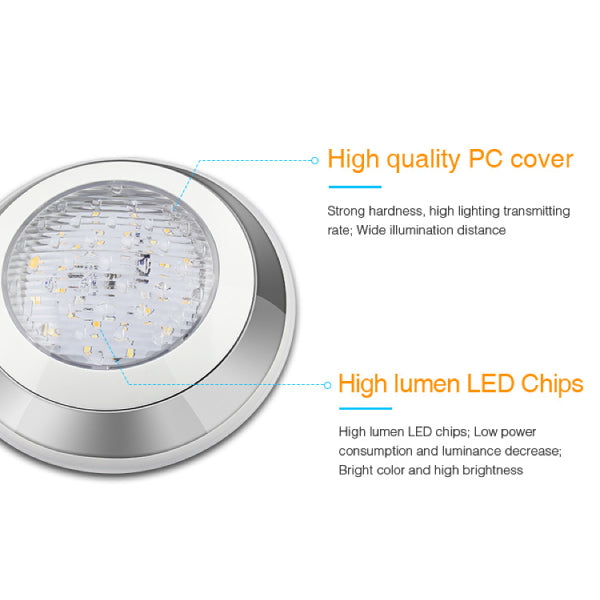 SYS-RW1 Outdoor 15W RGB+CCT LED Underwater Light (Subordinate Lamp)