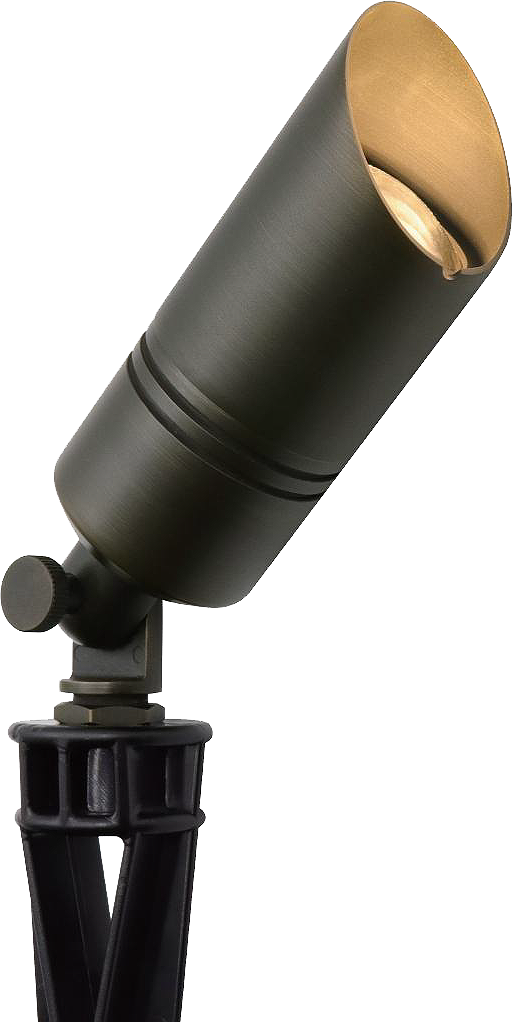 LT2107 Heavy-Duty Die-Cast Brass Low Voltage Landscape Spotlight