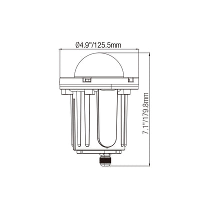 LT2204B Two Direction Turret In Ground Well Light