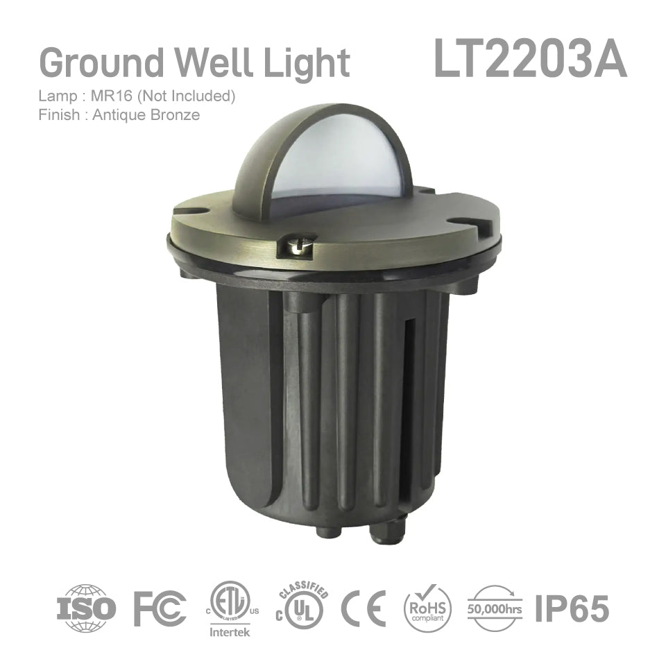 LT2204B Two Direction Turret In Ground Well Light