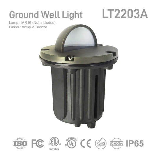 LT2204B Two Direction Turret In Ground Well Light
