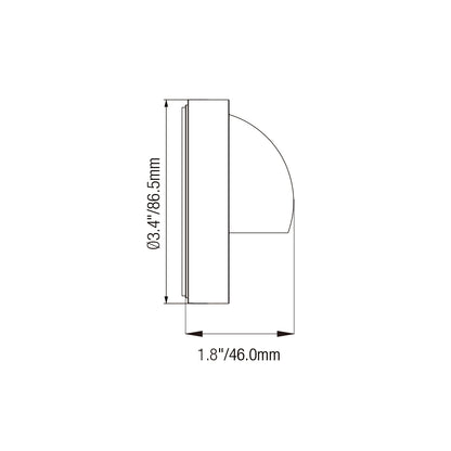 LT2601 Die Cast Brass Deck Light